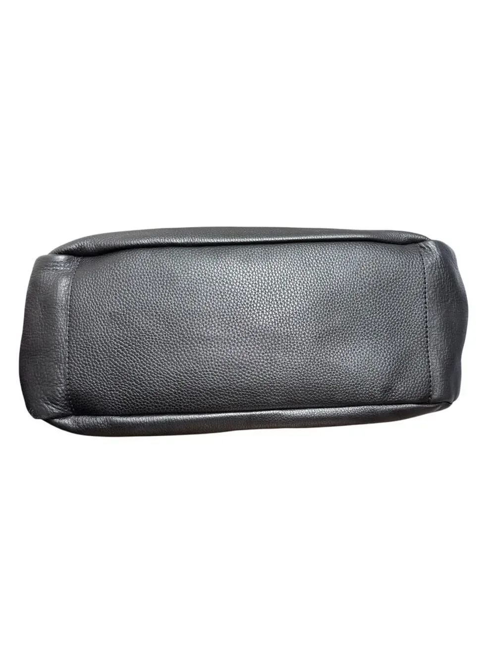 The Sak Rylan Black Leather Shoulder Bag – Pebbled Leather, Zip & Magnetic Closu